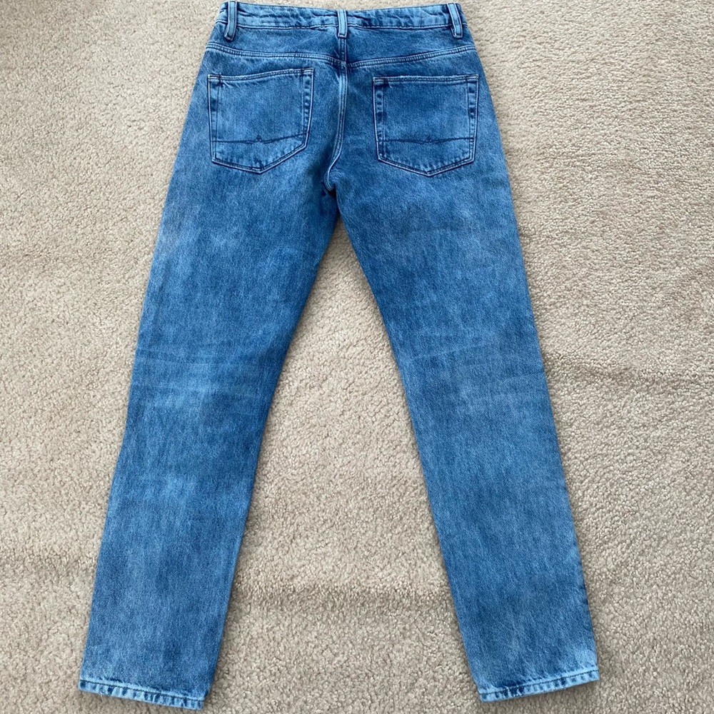ASOS Distressed Button Fly Jeans - Picture 2 of 9